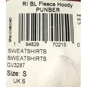 Reebok Tops Reebok Womens Identity Bl Fleece Hoodie Size S New